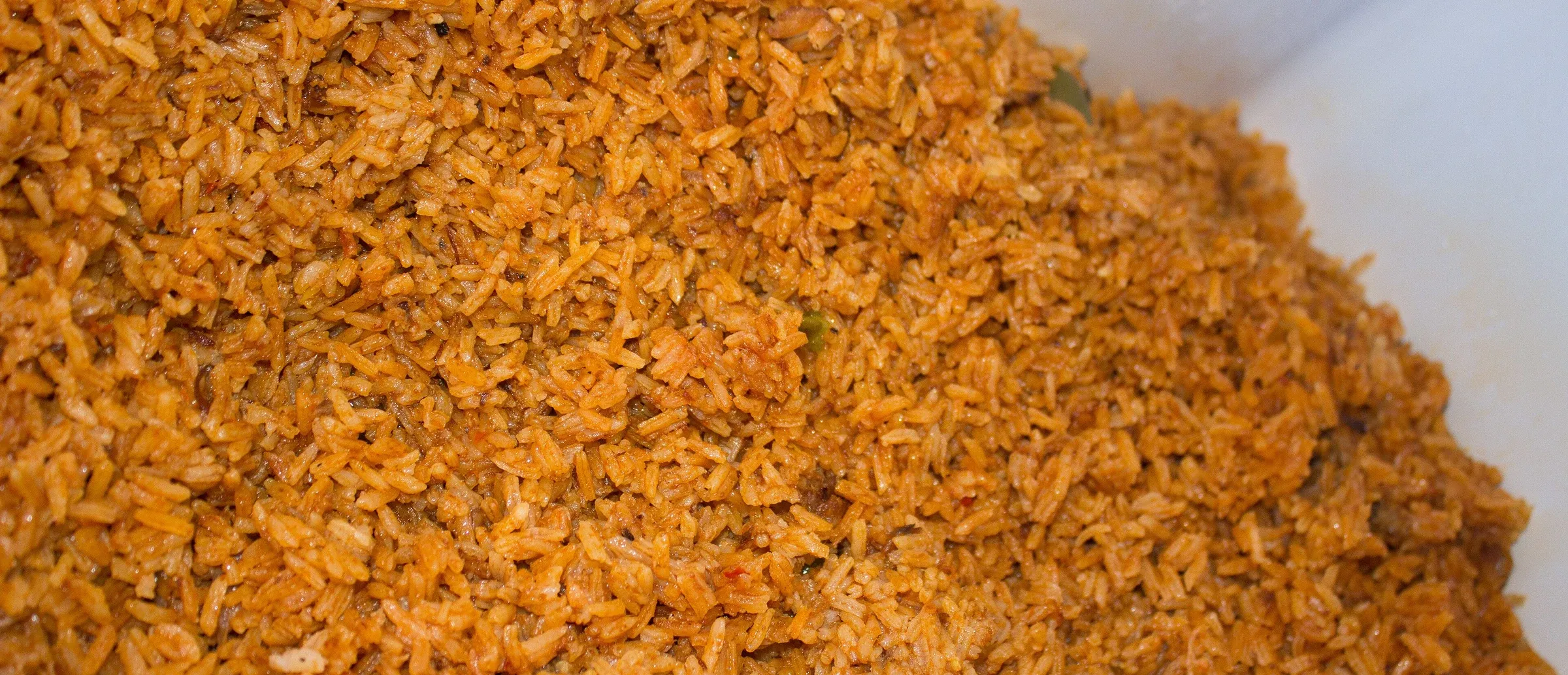 Jollof rice and grilled chicken